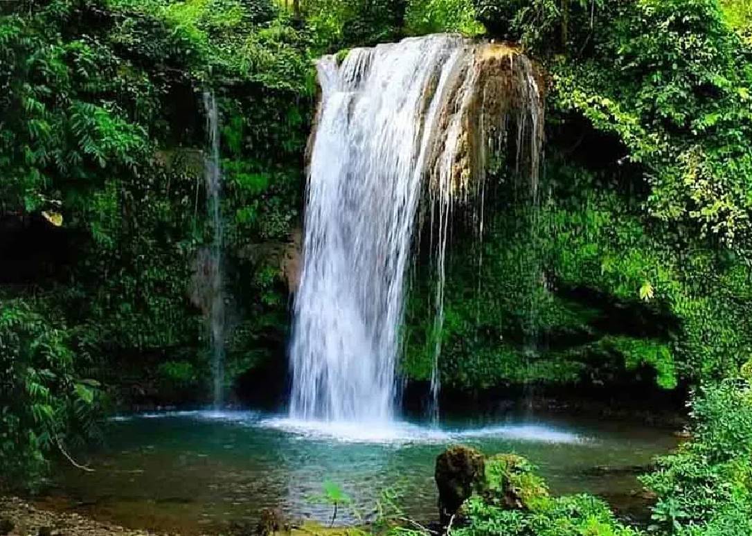 Waterfall picnic